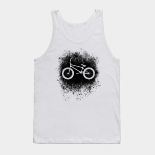 BMX Bike Splattered Tank Top